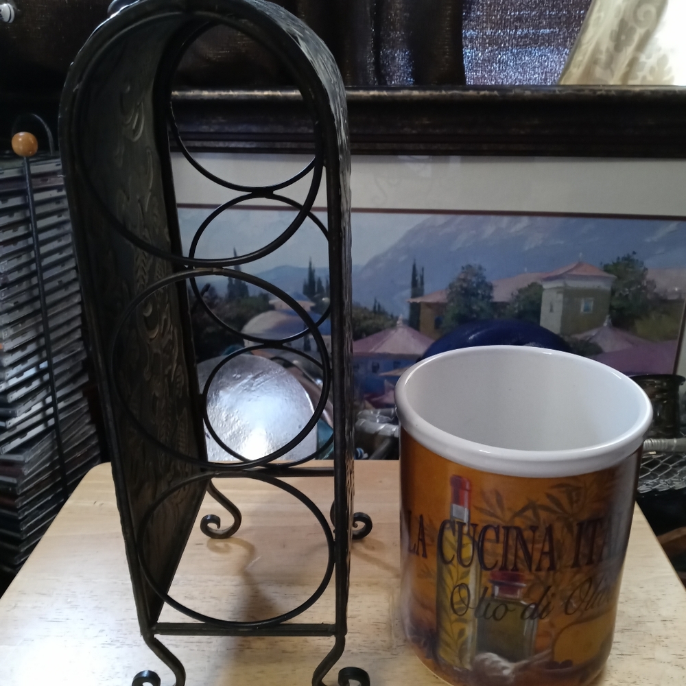 🍜UTENSIL HOLDER & WINE RACK 🍷🍱 - Picture 8 of 16